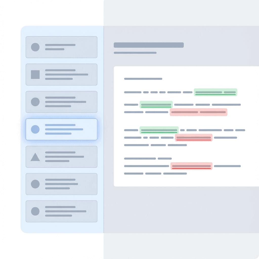 Feedback Explorer Interface