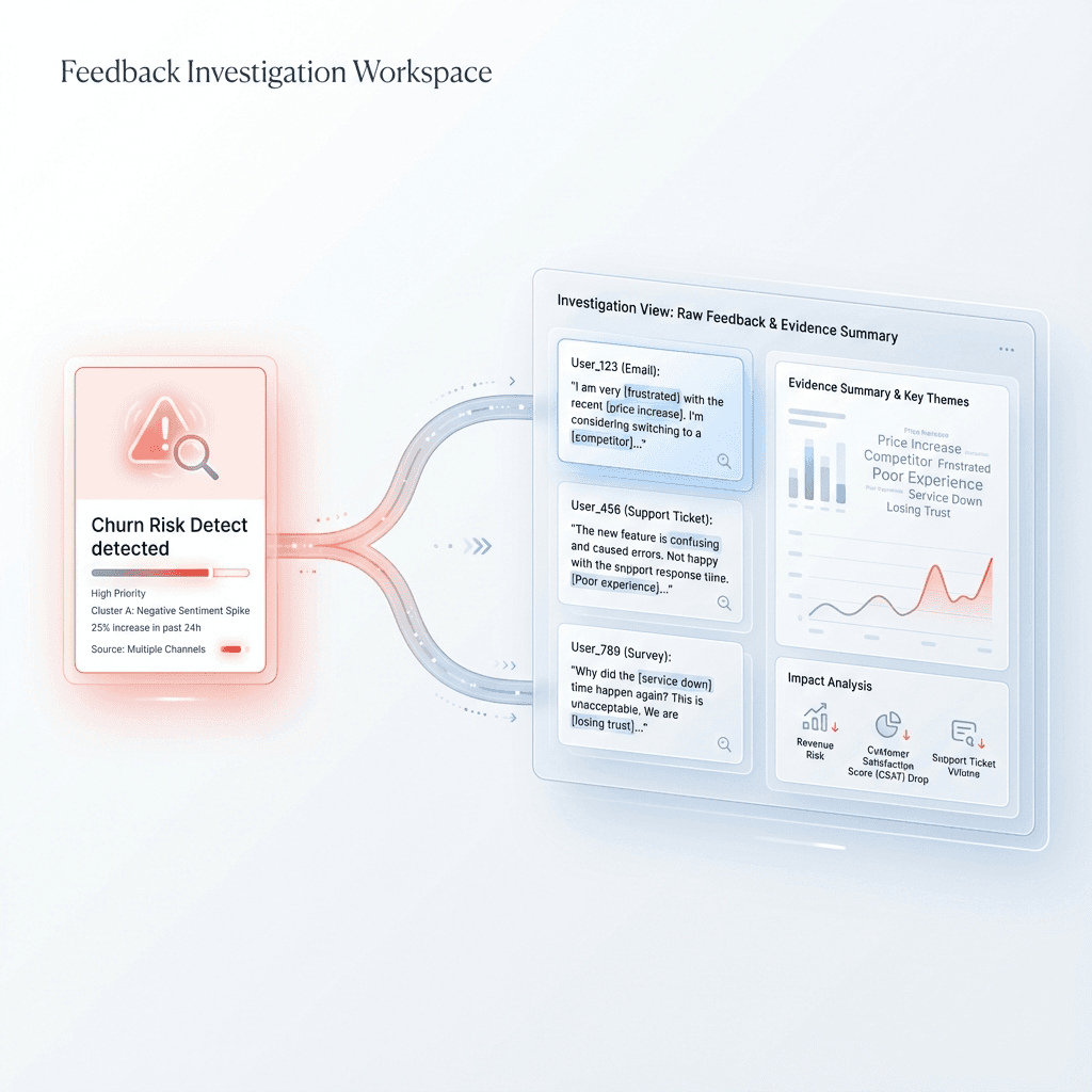 Feedback Investigation Workspace